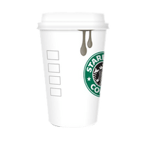 Coffee Cup Material Starbucks White Cafe Original - Free PNG