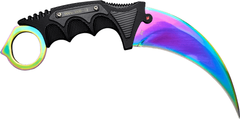 Cs Go Knife Karambit Fade - Csgo Knife Png