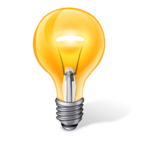 Yellow Light Bulb Png Image