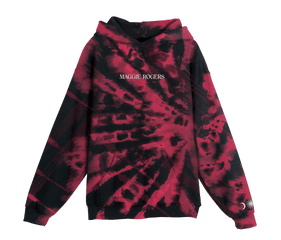 Cosmos Tie Dye Hoody - Blackred Tie Dye All Items Red Tie Dye Hoodie Png