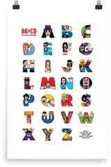 Rock Abc Poster The Andy Hop - Rock Alphabet Andrew Morgan Png