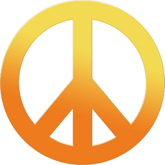 1960s Peace Symbols Hippie Clip Art - Peace Love Happiness Png