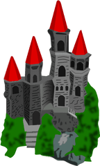 Disney Castle Clipart - Clipartsco Castle Drawing With Color Png