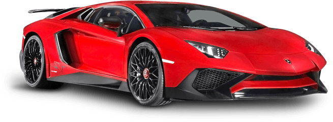 Red Lamborghini Aventador Luxury Car - Lamborghini Fastest Car Png