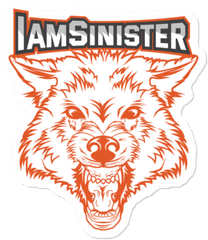 Werewolf Logo Sticker By Iamsinister Design Humans - Roar Png