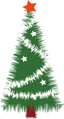 Christmas Tree Silhouette - Christmas Tree Clip Art Png