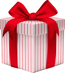 Gift Box With Bow Png Clipart Image Enfeites De Natal - Christmas Gift Clipart Png