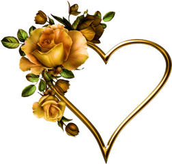 Purple Heart Tattoos Rose Tattoo - Hearts And Flowers Png