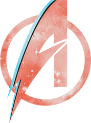 Aladdin Sane David Bowie Ziggy Stardust - Bowie Thunderbolt Hd Png