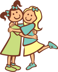 Best Friends Clipart - Best Friend Clipart Png Transparent Girl Best Friends Clipart