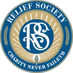Lds Relief Society Clipart - Relief Society Logo Charity Never Faileth Png