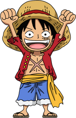 Png Transparent One Piece - One Piece Luffy Cartoon