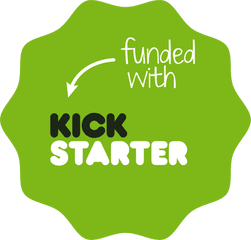 Kickstarter - Funded With Kickstarter Badge Png