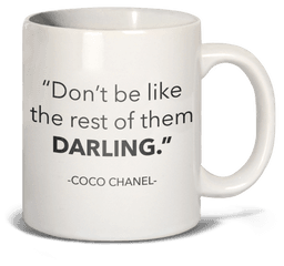 Coco Chanel Mug - Parking On A Hill Png