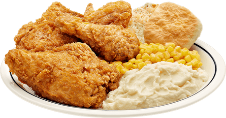 Fried Chicken Dinner Transparent Png - Fried Chicken Dinner Clipart