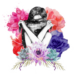 Watercolor Sticker - Watercolor Flower Band Png Full Size Flowers Watercolor Wedding Png