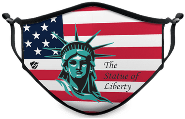 Statue Of Liberty Face Mask Buy - Space Mask For Kids Png