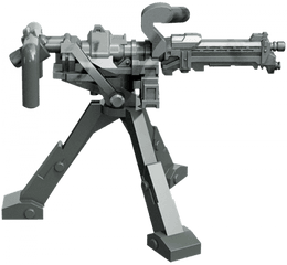 Halo - Heavy Machine Gun Mega Construx Machine Gun Halo Megabloks Png