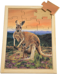 Kangaroo Puzzle - Kangaroo Png