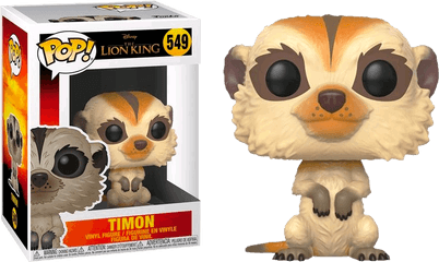 The Lion King 2019 - Timon Pop Vinyl Figure Funko Pop The Lion King 2019 Png