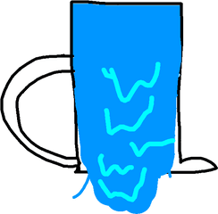 Water Jug - Clip Art Png