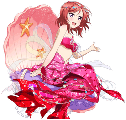 Love Live Mermaid Maki - Maki Nishikino Mermaid Transparent Png