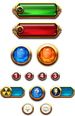 Freepngimg Twitter - Gem Button Game Png