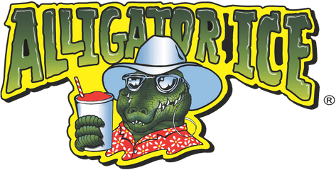 Awesome Tasting Drink Flavors From Alligator Ice - Alligator Ice Gator Slushie Png