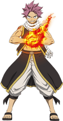 Download Fairy Tail Natsu Dragneel - Natsu Fairy Tail Anime Png