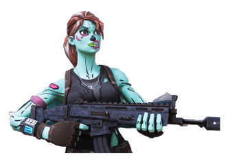 Download Fortnite Ghoul Trooper Png Image - Fortnite Fortnite Skin With Gun Png