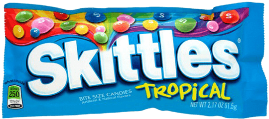 Tropical Skittles - Language Png