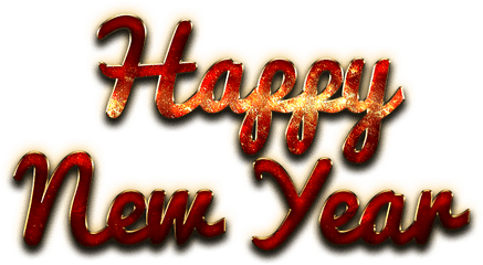 Happy New Year Letter Png Clipart - Emblem