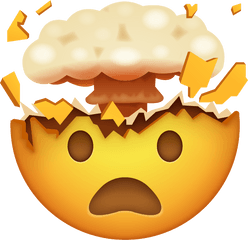 Exploding Face Emoji Icon File HD - Free PNG