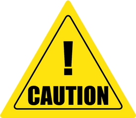 Triangular Caution Sign Transparent Png - Stickpng Caution Sign