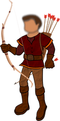 Download Free Png Archer - Dlpngcom Elf Archer Art Transparent