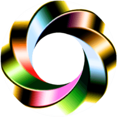 Rainbow Torus - Color Gradient Png