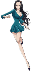 One Piece Nico Robin Running Png Image - One Piece Nico Robin