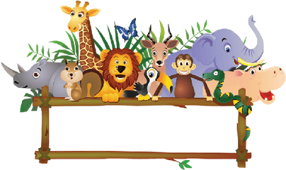 Circus Animals Png Free Download - Jungle Animals Clipart