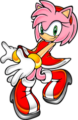 Download Amy Rose Sonic Advance 2 Hd - Amy Sonic Adventure 2 Art Png