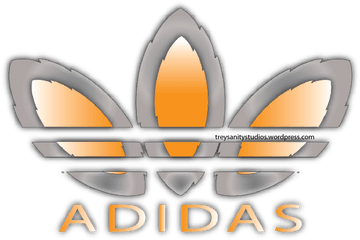 Orange Adidas Logo Png - Portable Network Graphics