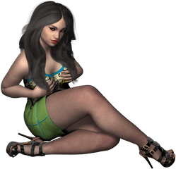 Download Plus Size Sexy Girl Woman Pose Png Image - Plus Sexy Woman Sitting Png