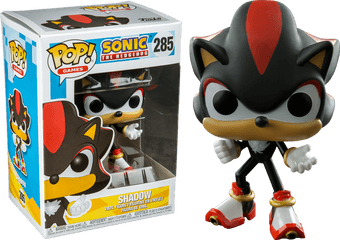 Sonic The Hedgehog - Shadow Pop Vinyl Figure Shadow The Hedgehog Figure Png