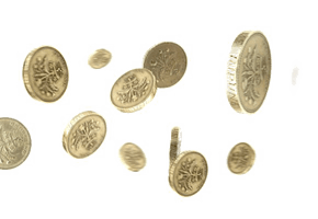 Falling Coins PNG File HD