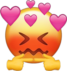 Shy Blush Blushing Popular Hearts Sticker By Str Png Emoji