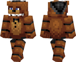 Freddy Fazbear Of Fnaf Skin - Zombie In A Suit Minecraft Skin Png