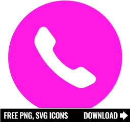 Free Phone Icon Symbol - Dot Png