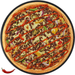 Spicy Beef 799 - Premium Pizzas Pizza Menu Crust 1889 Margherita Png