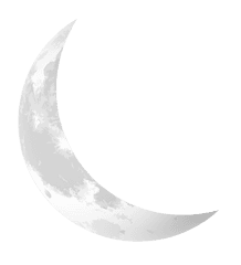 Waning Crescent Moon Is The Very Last - Glowing Crescent Moon Png