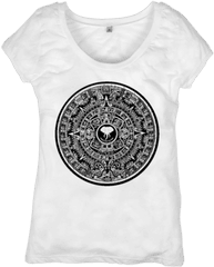 Download Hd Womens Aztec Calendar - Mayan Calendar Png