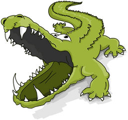 Crocodile - Freepngtransparentbackgroundimagesfree Crocodile Open Mouth Cartoon Png